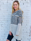 Off The Shoulder Knit Sweater Tunic
