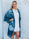 Teal Lace Duster