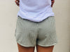 By The Beach Striped Shorts - Olive