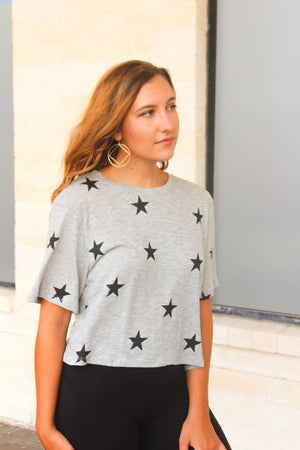 Star Struck Cropped Tee